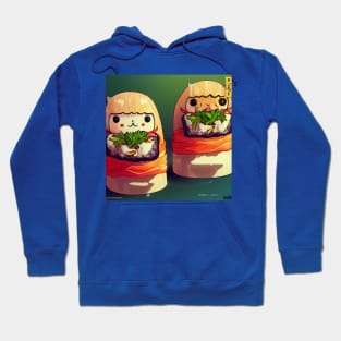 Kawaii Anime Sushi Hoodie